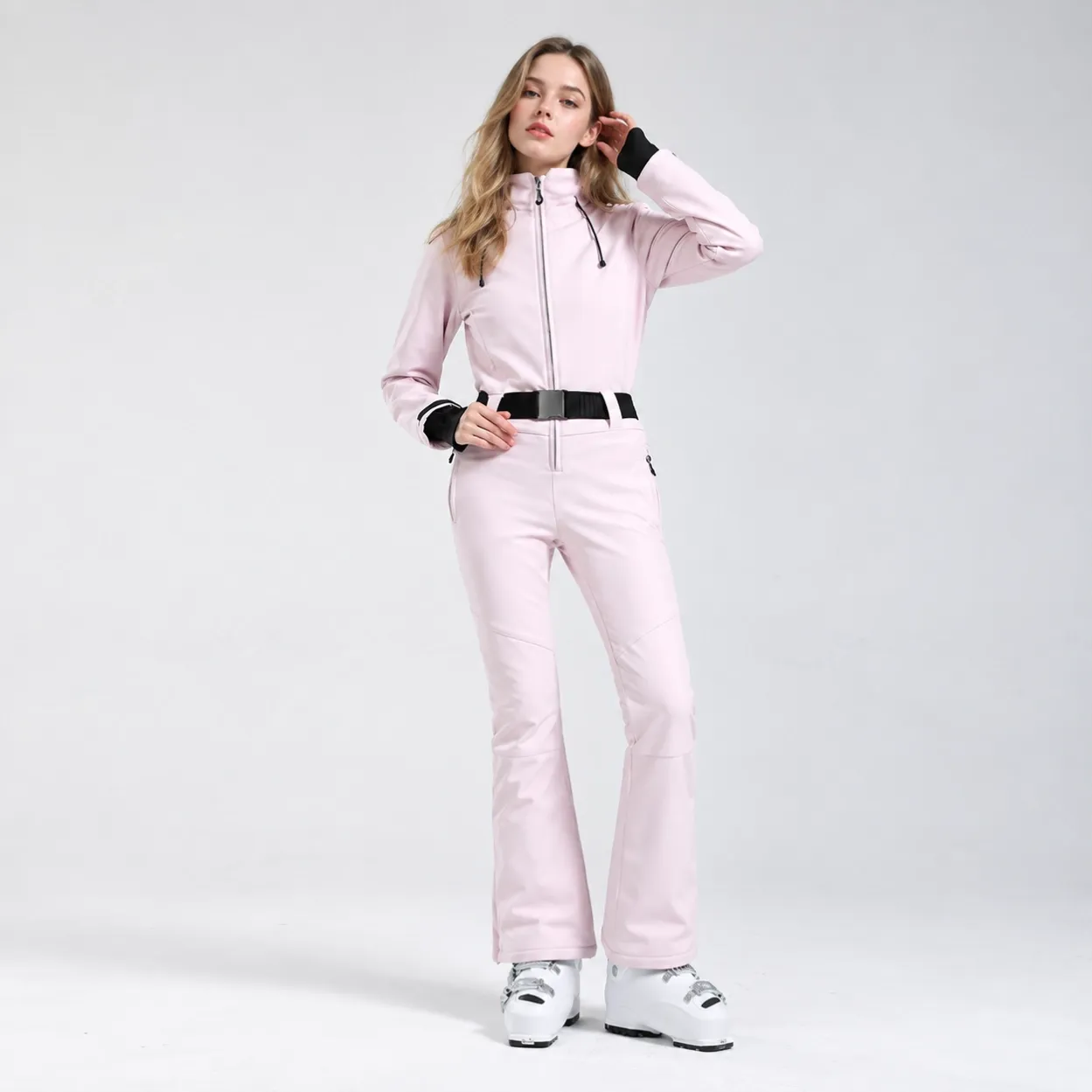 custom-mens-one-piece-ski-suit-colorblock-front