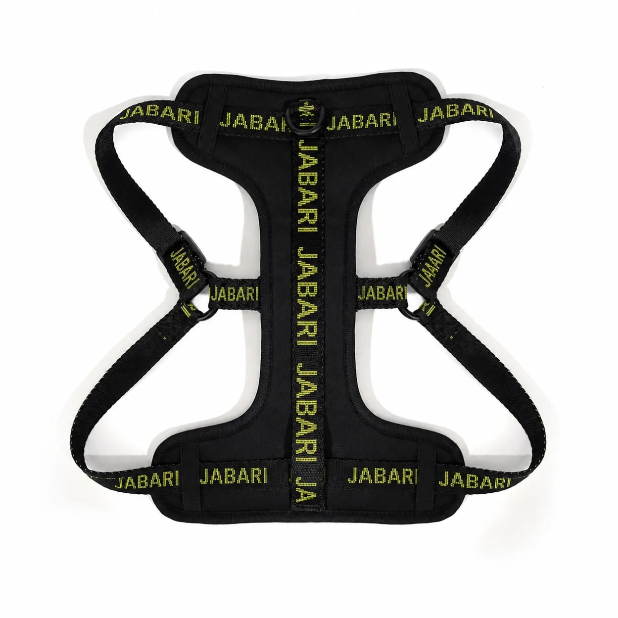 black-custom-logo-no-pull-dog-harness-front