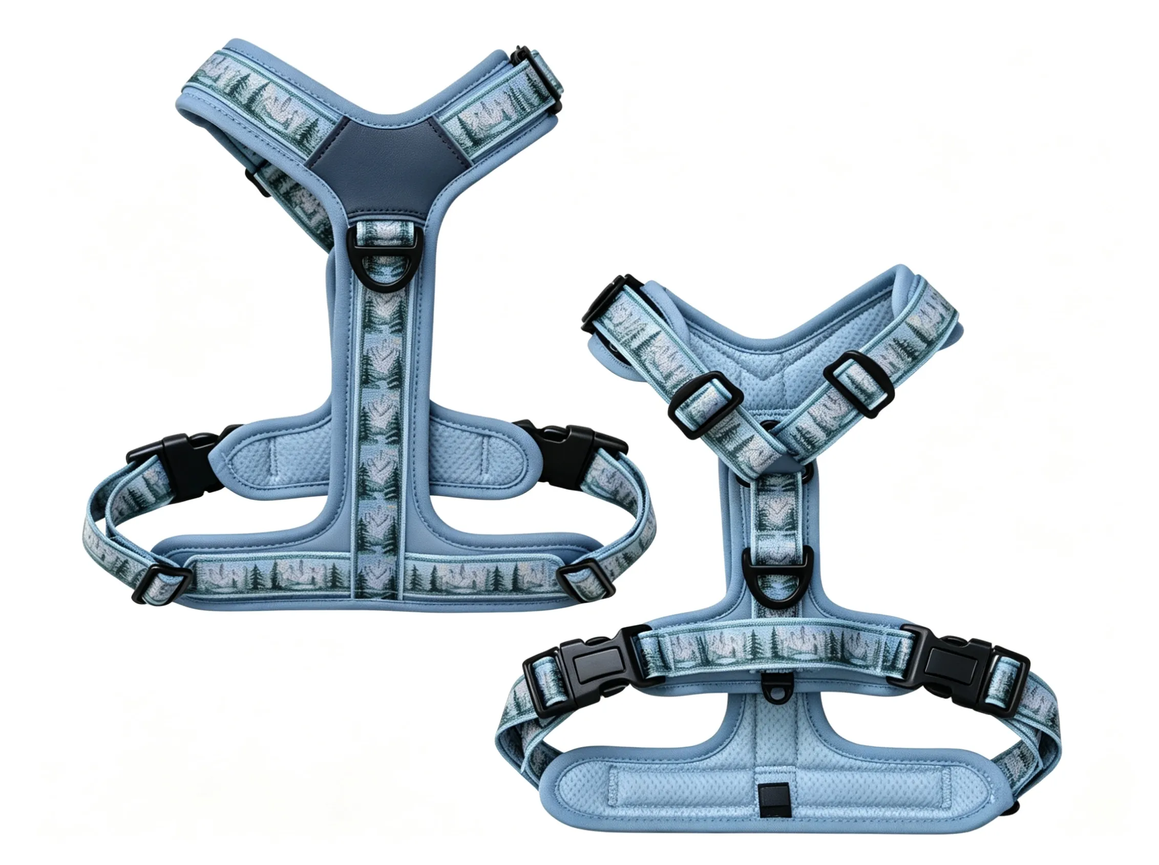 custom-blue-dog-harness-fashion-pet-collection