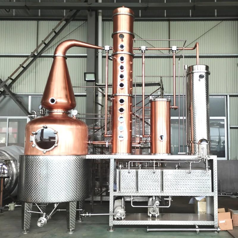 large-scale-commercial-spirit-distillation-plant-setup-1000l