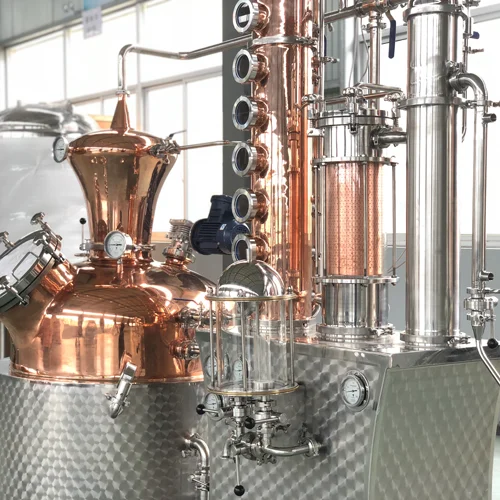 artisanal-copper-still-manway-with-precision-temperature-gauges