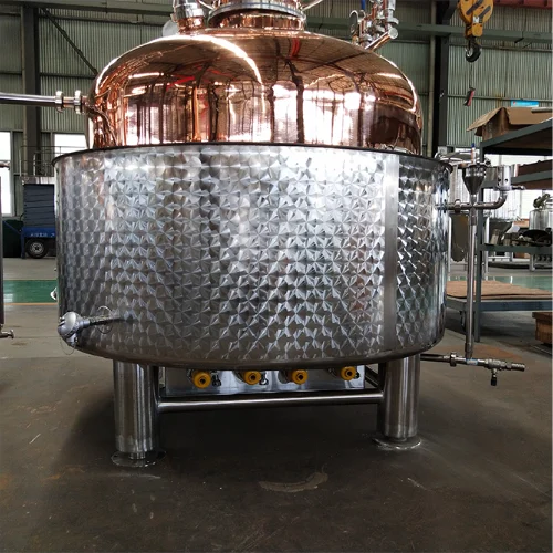 jacketed-copper-distillation-kettle-with-agitator-tgd-v150