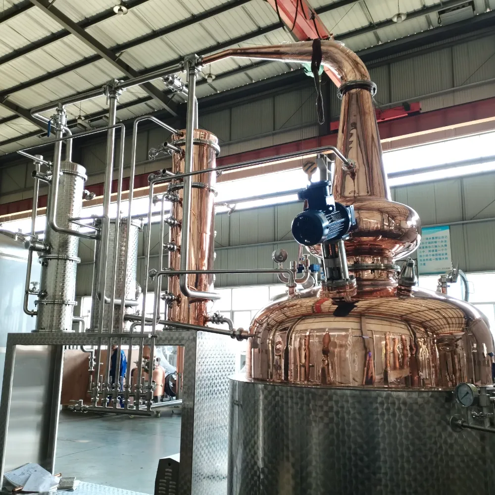 full-view-copper-pot-still-distillation-equipment-workshop