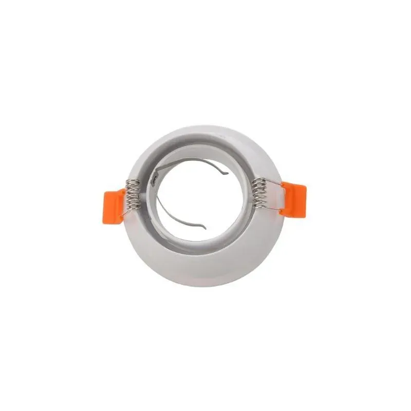 GU10 GX53 downlight rear mounting view with spring clips