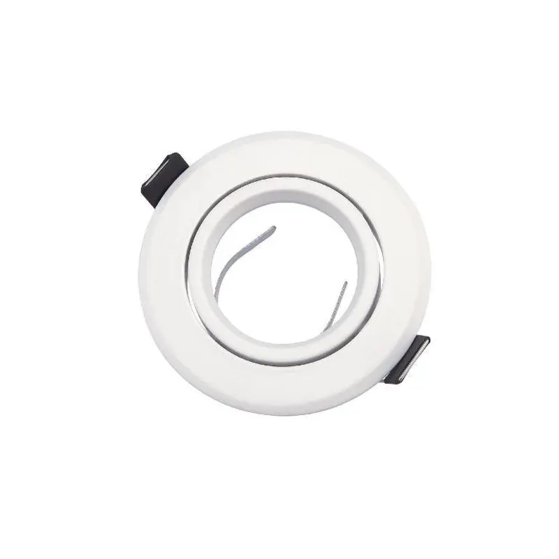 Aluminium Indoor Lighting Ceiling Fixture Light GU10 Recessed MR16 Adjustable angle spotlight