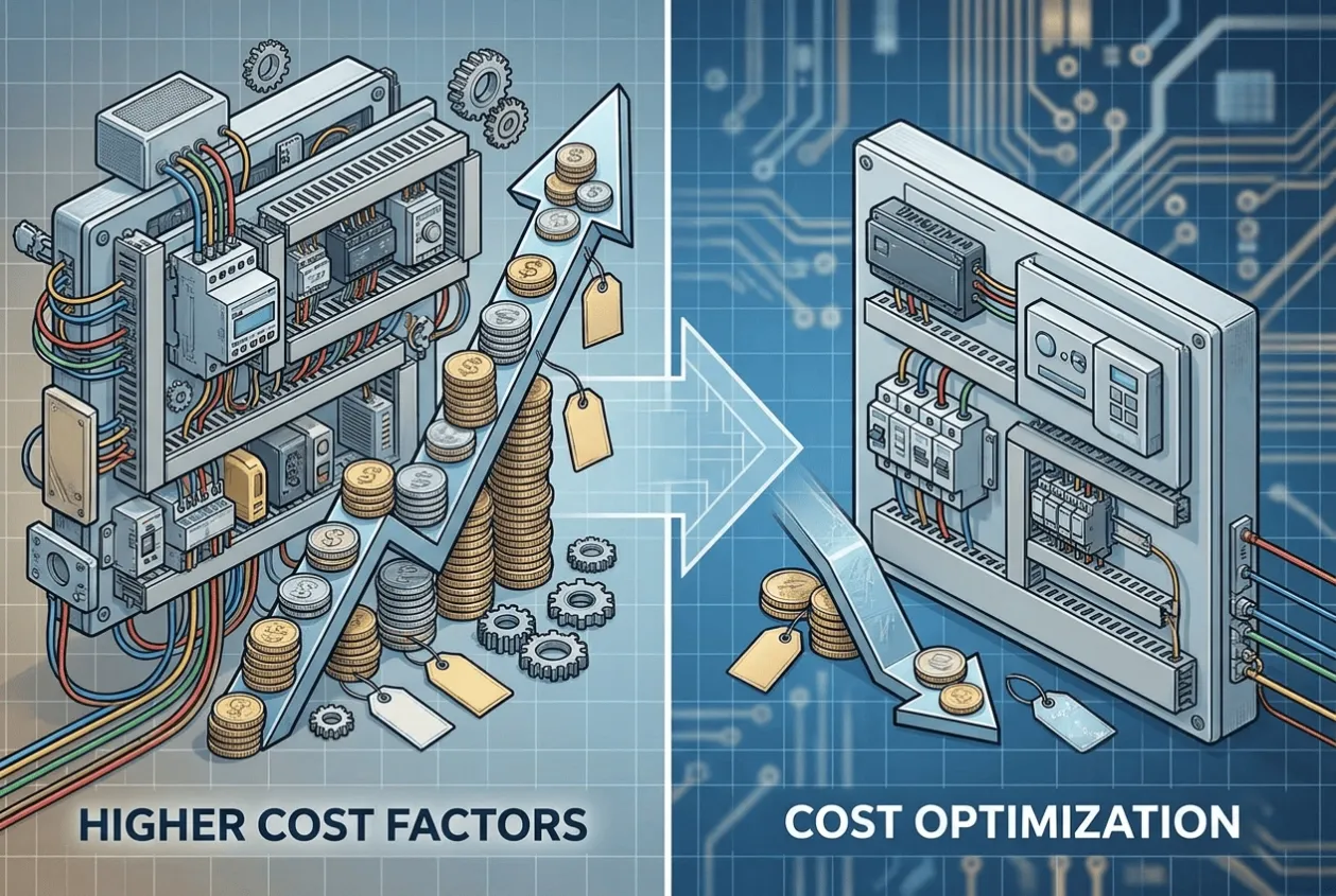 Control Panel Cost Drivers