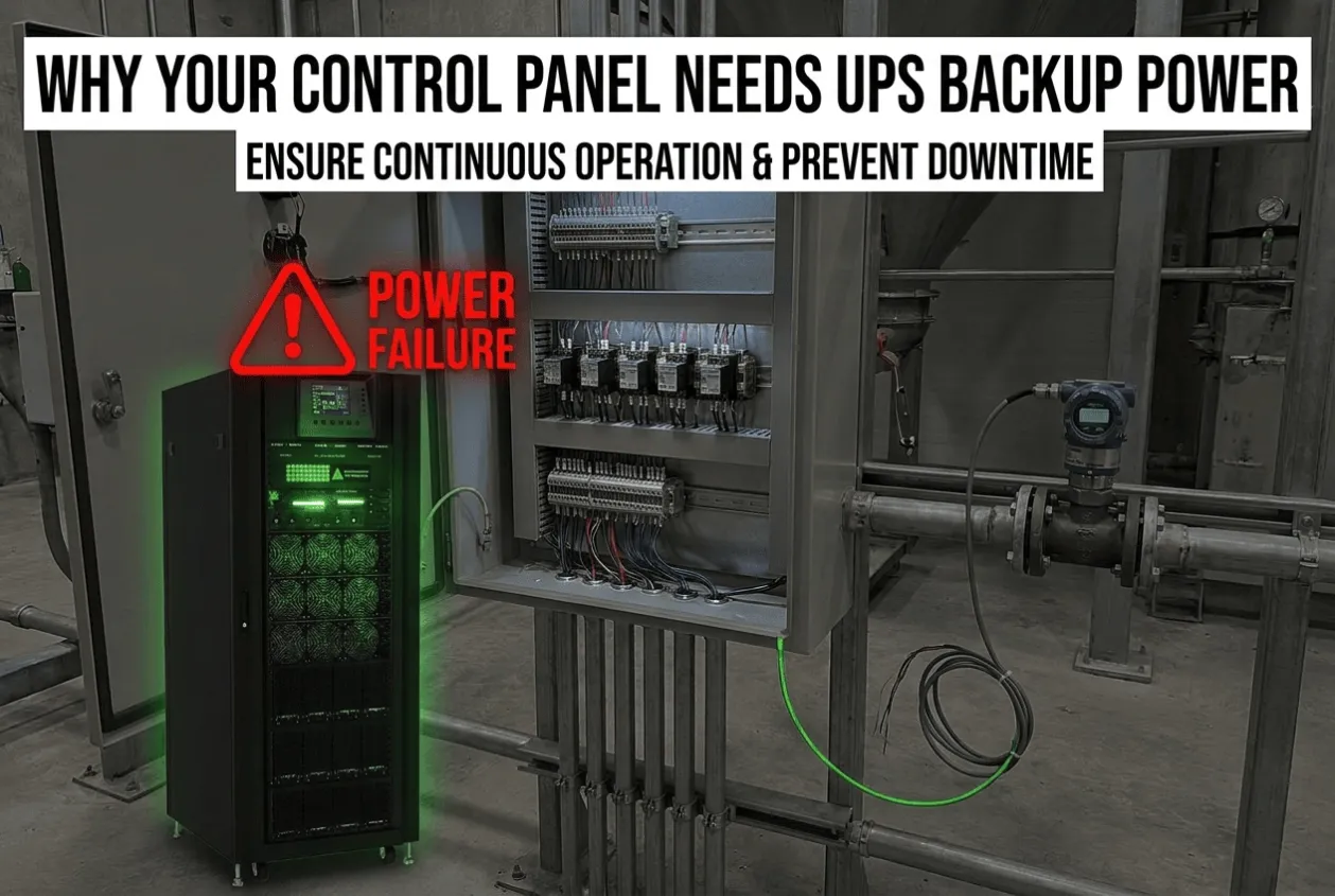 Why Your Control Panel Needs UPS Backup Power