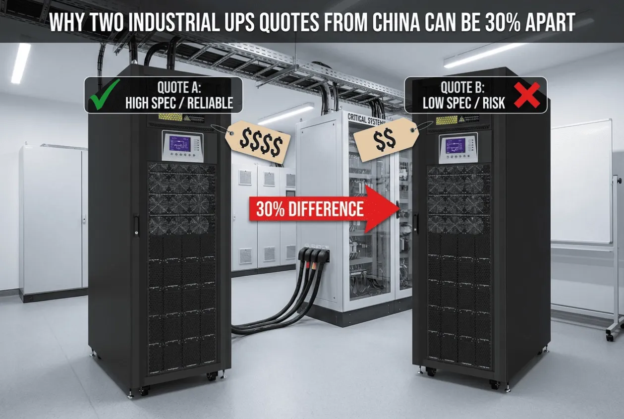 Two Industrial UPS Quotes from China