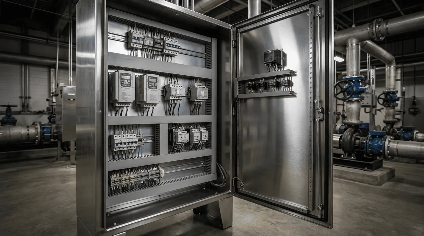 a Motor & VFD Control Panel