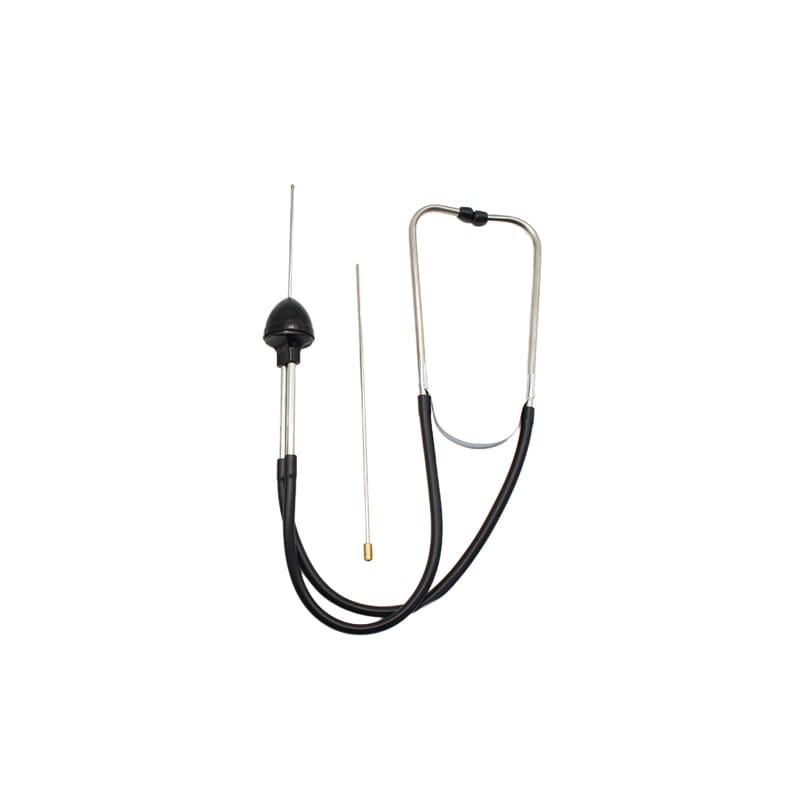Automotive stethoscope with two sensor probes for locating noise in engines