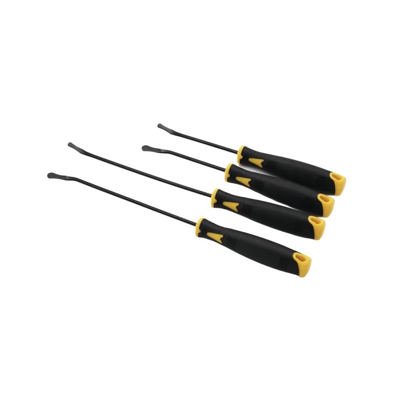 O-ring and seal remover set with spoon-tipped and contoured-tipped picks
