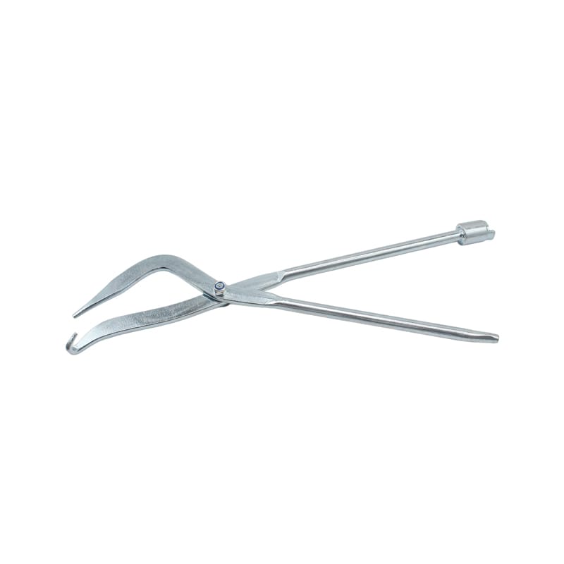 Brake spring pliers for removing and installing drum brake springs from the anchor stud