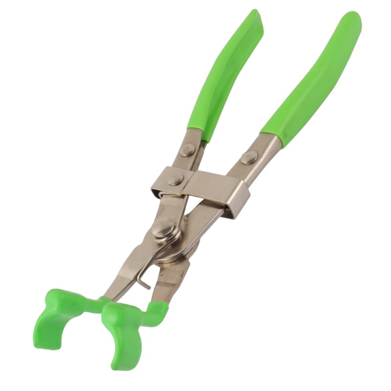 Spark plug pliers with green handles for removing stubborn spark plugs and boots