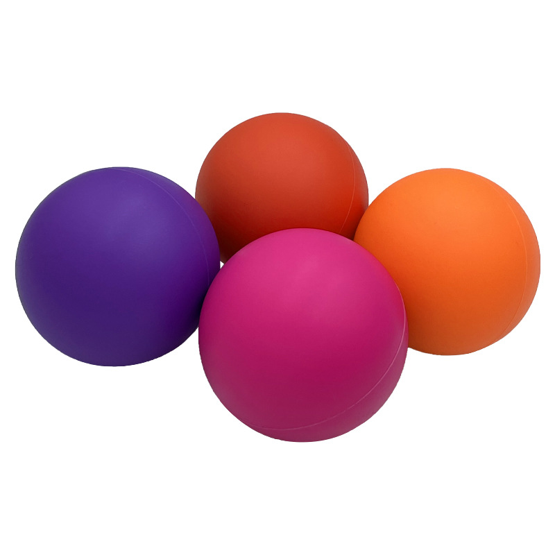 Solid silicone grip and massage balls in four colors