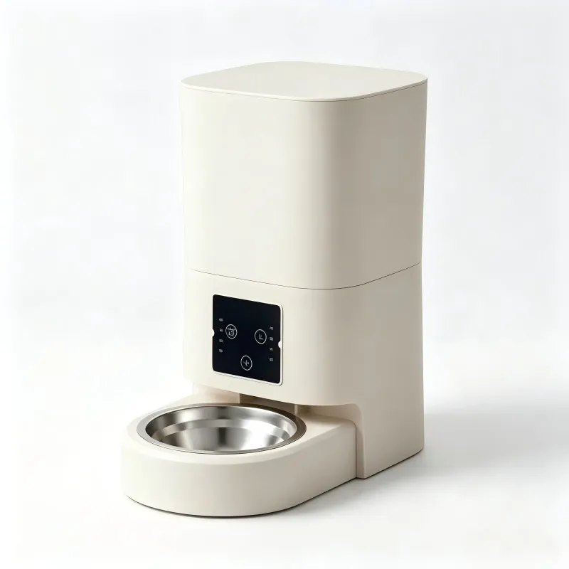23-CW-W2408 SINGLE BOWL BUTTON CONTROL PET FEEDER