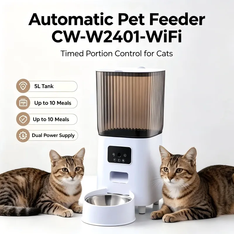 29-CW-W2401 SINGLE WIFI SMART PET FEEDER