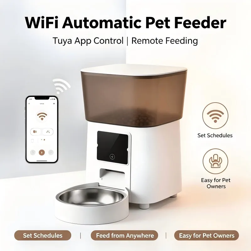 27-CW-W2409LD SINGLE WIFI SMART PET FEEDER