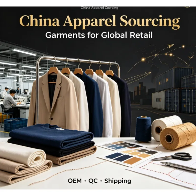 Apparel and garments sourcing service, China wholesale clothing procurement banner