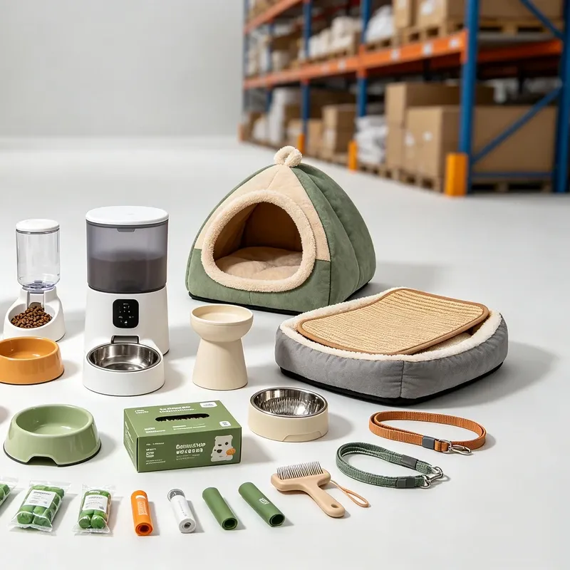 Pet supplies sourcing from China - pet toys, feeders, beds and waste bags
