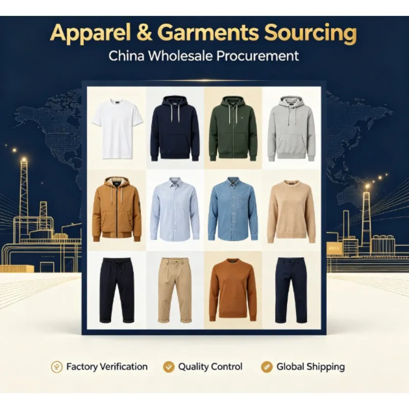 Verified China garment factory, bulk apparel sourcing and quality inspection