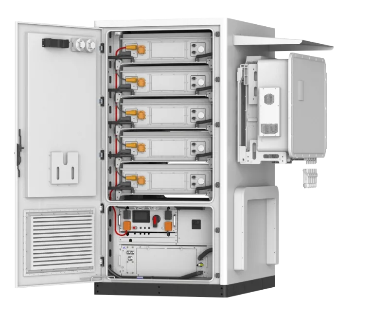 80kW 261kWh commercial industrial energy storage system open-door view