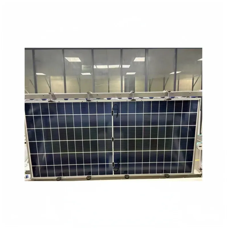 Commercial rooftop bifacial solar modules