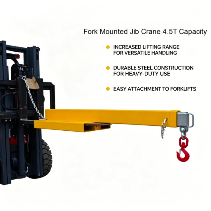 Fork Mounted Jib Crane 4.5T Capacity