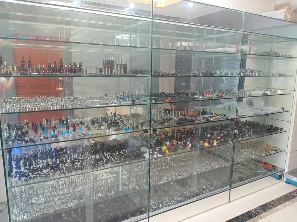 SKN parts display cabinets
