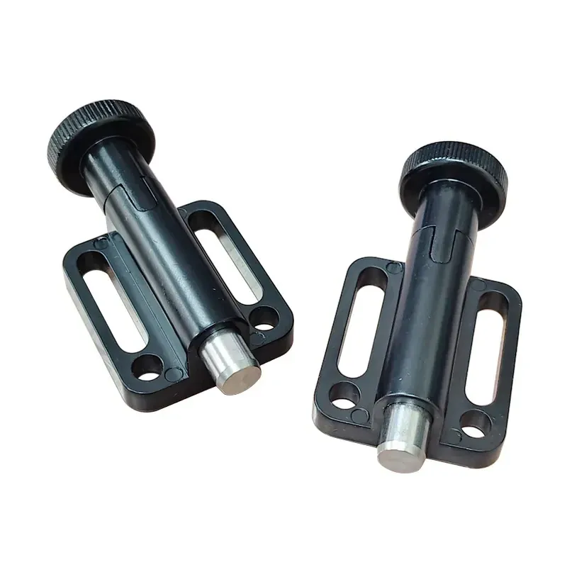 indexing plungers: self-locking indexing plunger with knob and mounting plate 01