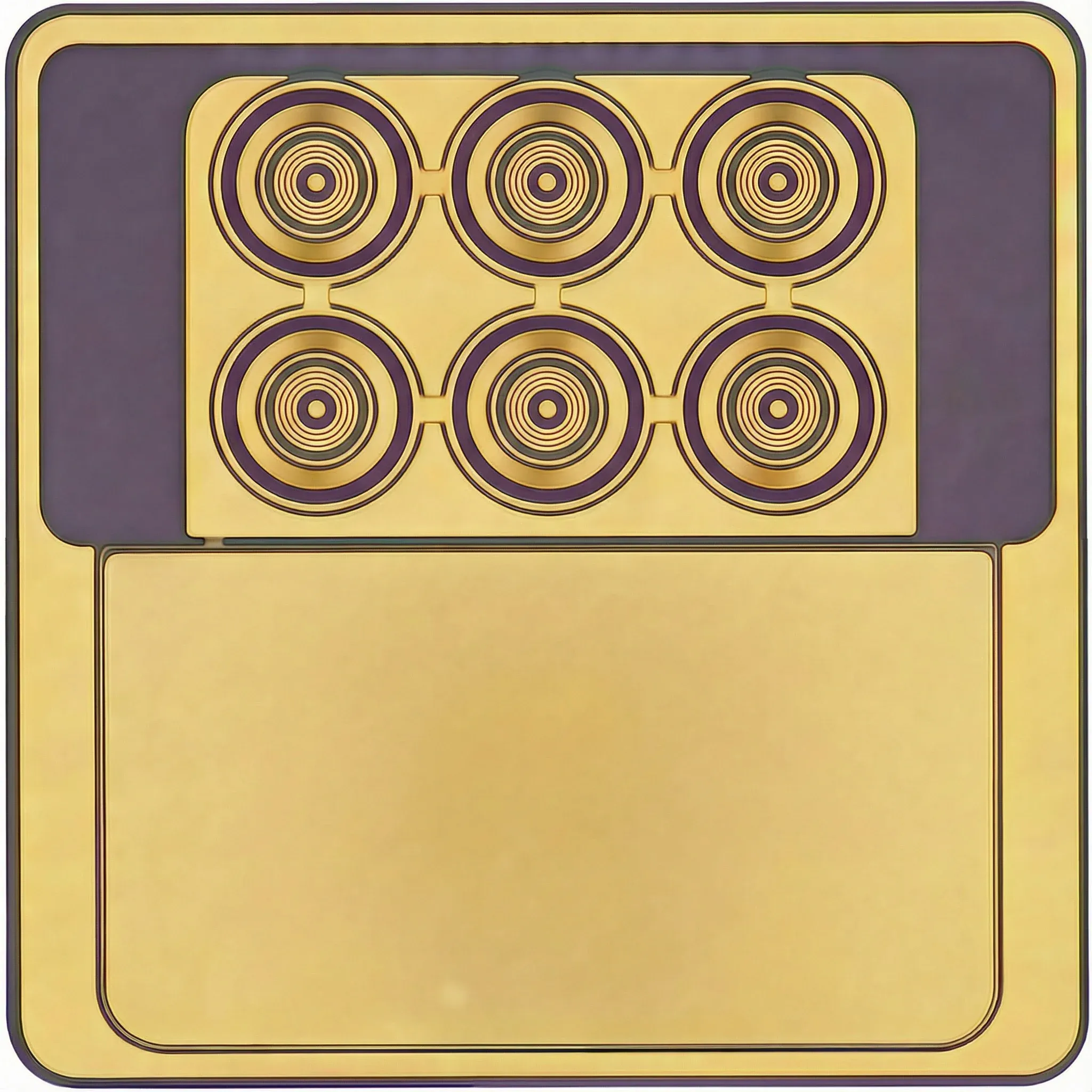 665nm 9mW multi-mode VCSEL bare die with 6 emitters