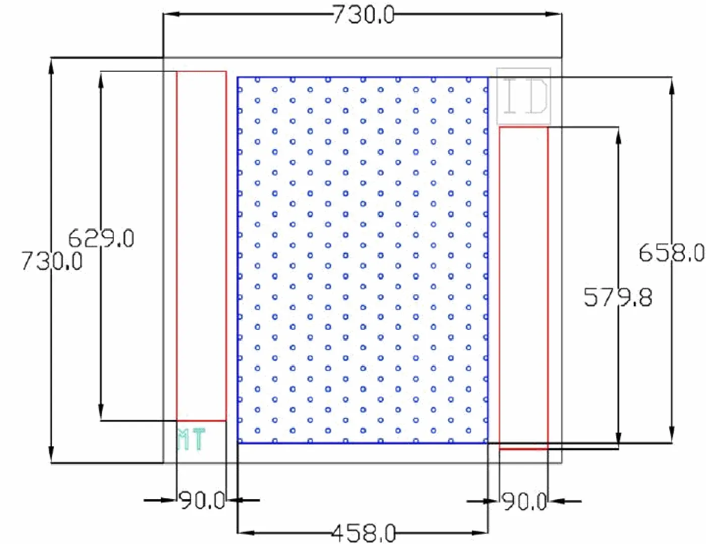 780nm 1W QCW VCSEL bare die with a 270-emitter array and 730 x 730um die size for component-level packaging