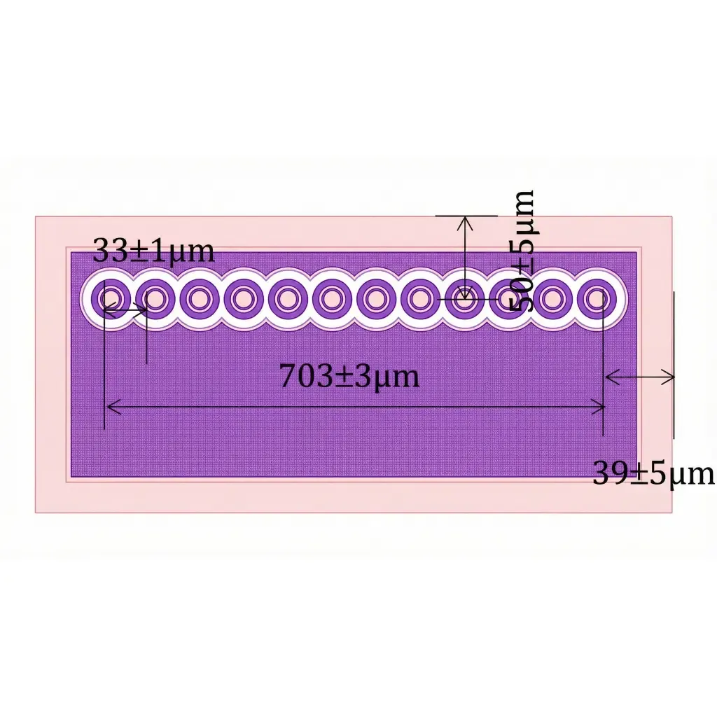 850nm 100mW rectangular VCSEL bare die with 785 × 200μm multi-emitter structure
