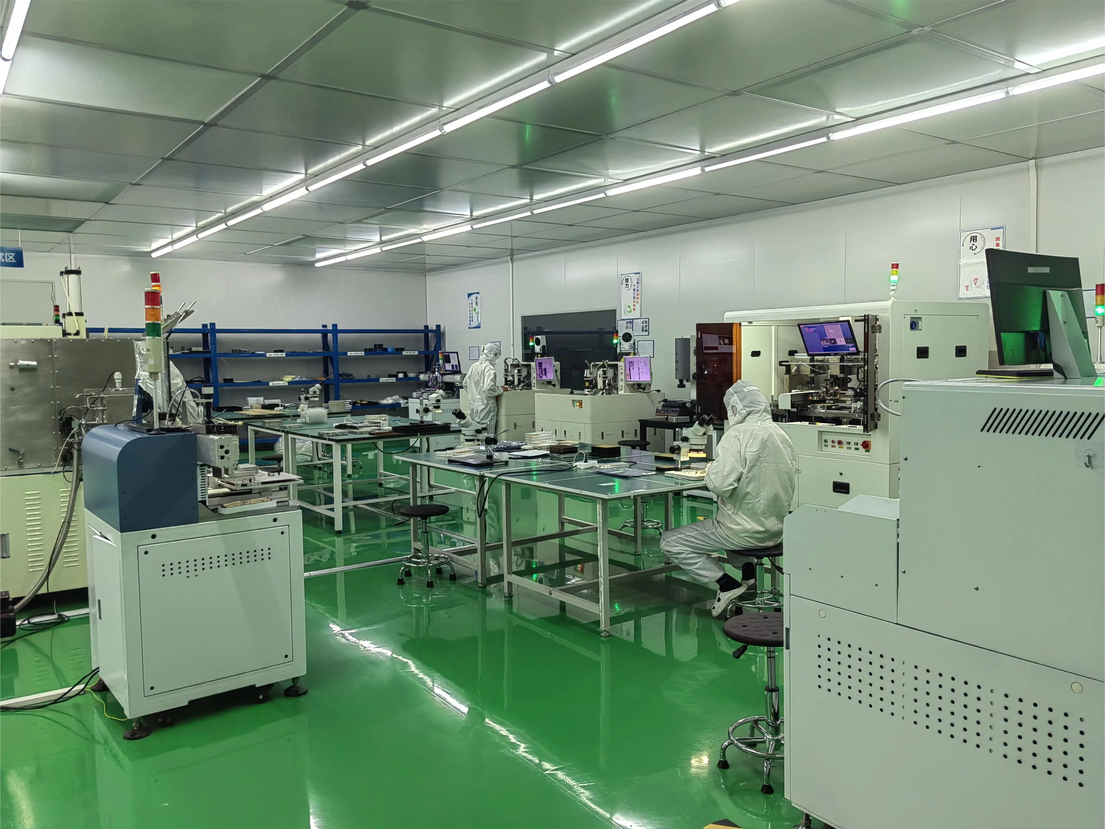 VCSEL OEM project delivery coordination with packaging, assembly, and testing resources