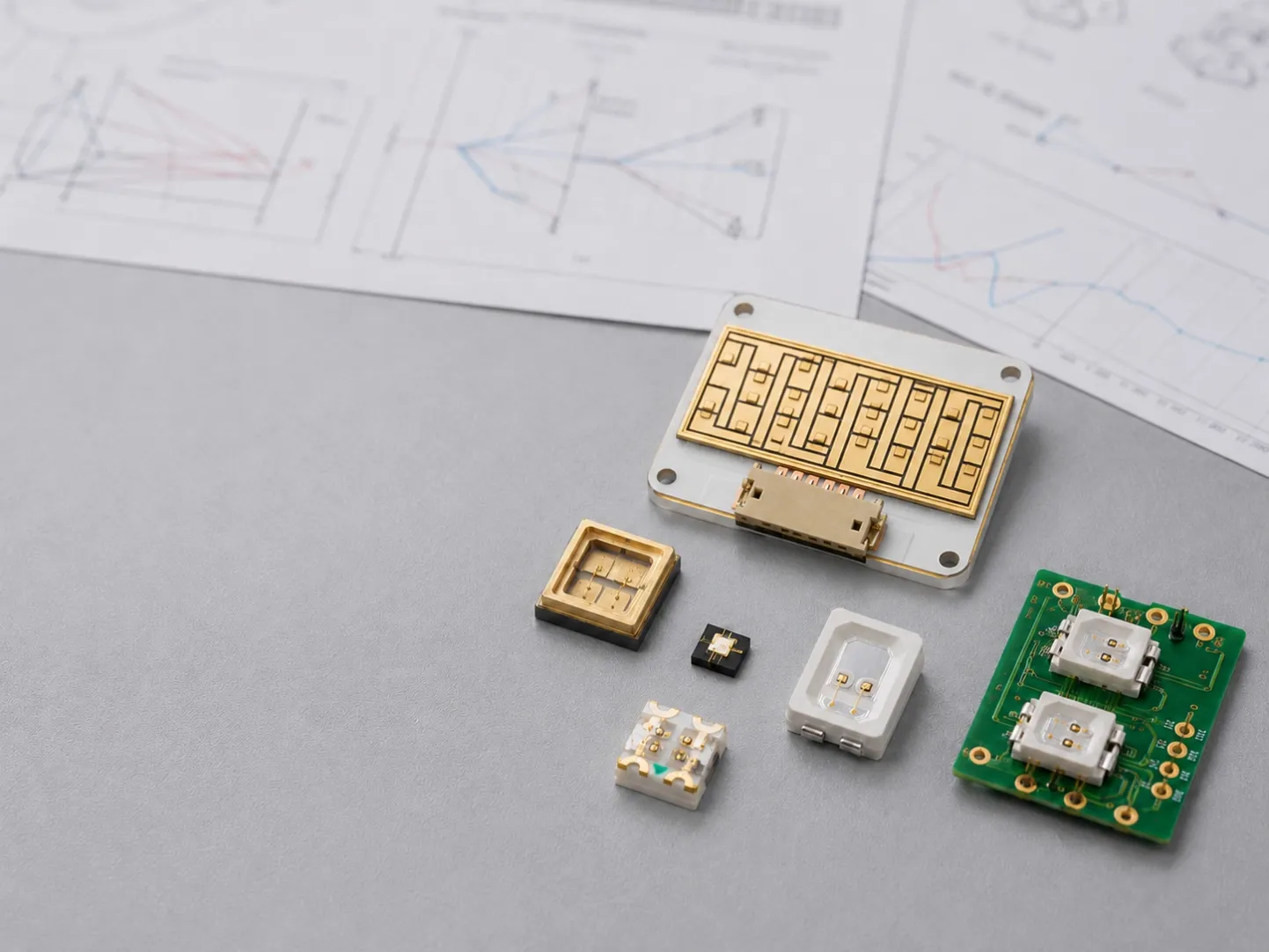 VCSEL and laser source components for custom optical source development