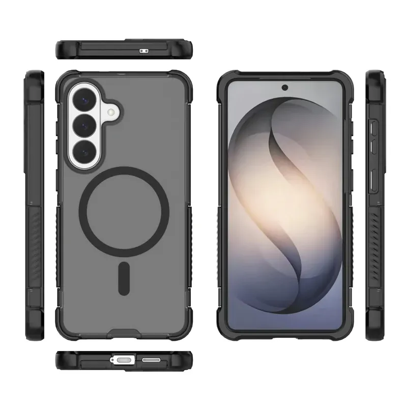 Bear Hug S27 Plus case with its bumper frame laid out next to the phone
