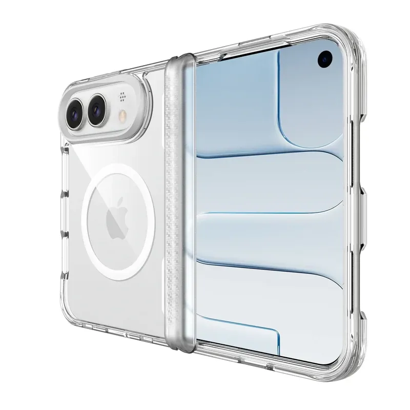 Back view of the Clear mid-axis case for iPhone Duo