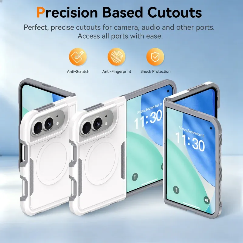 Precision based cutouts for cameras, audio and other ports on the Qihang case for iPhone Duo