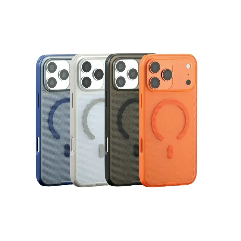 Singularity Series color chart: navy, frosted white, black, orange