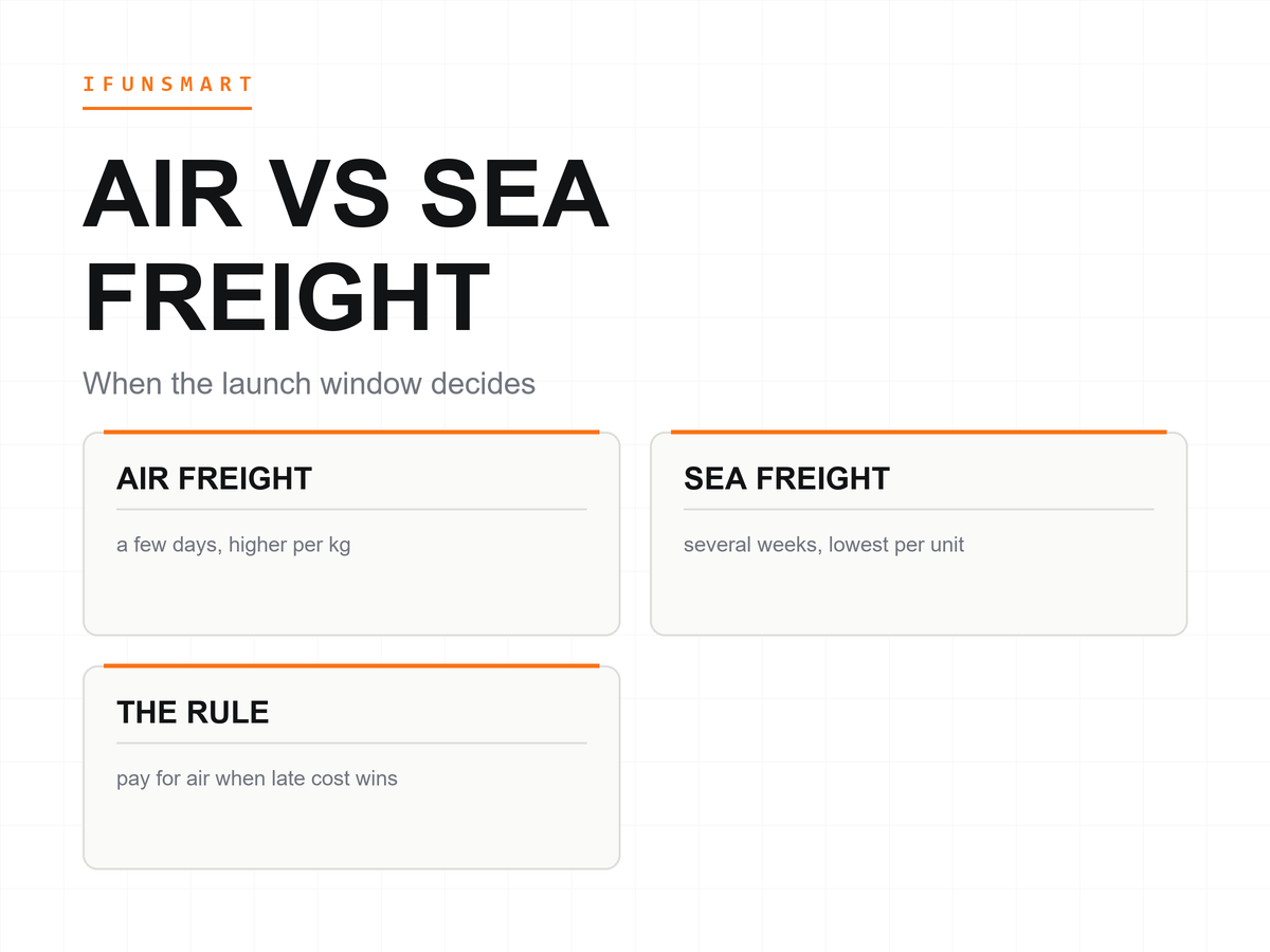 air-vs-sea-freight-launch-week cover