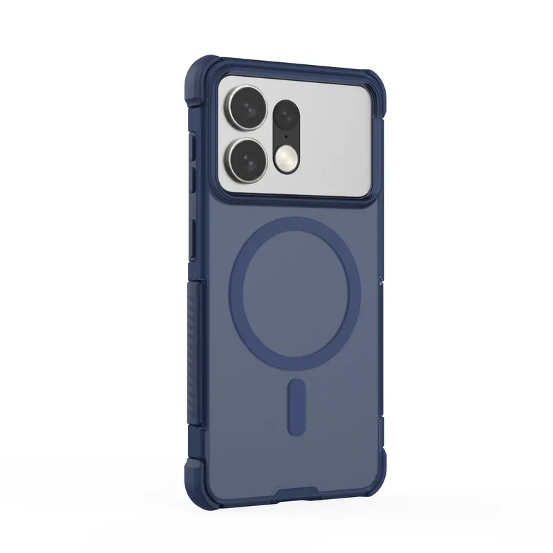 Bear Hug S27 Pro case in navy blue, back view
