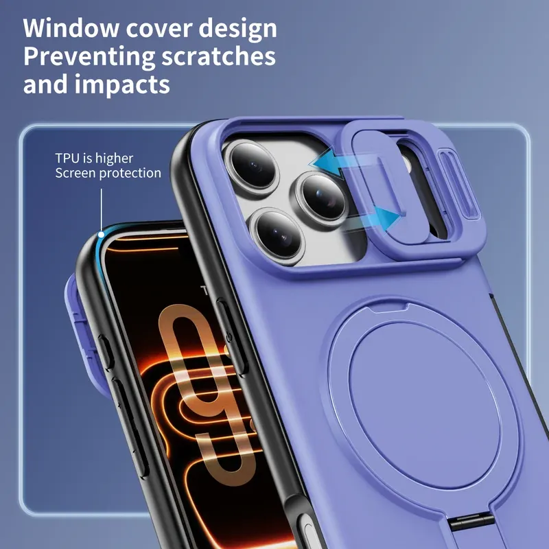 Window cover design preventing scratches and impacts, with TPU higher than the screen