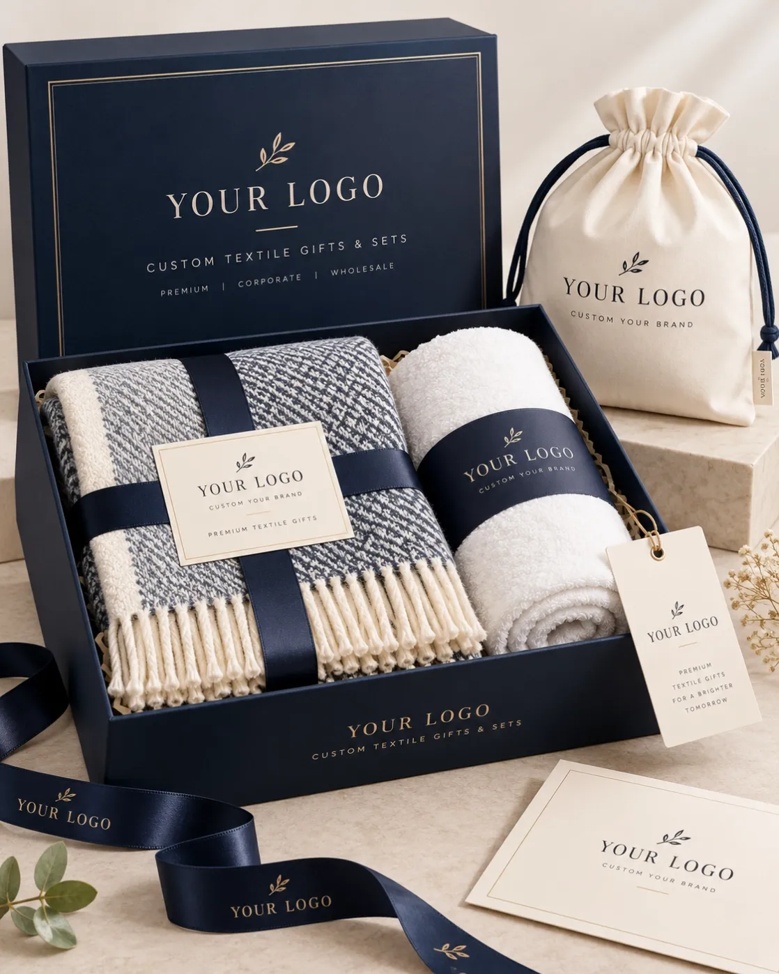 Custom Textile Gifts & Sets