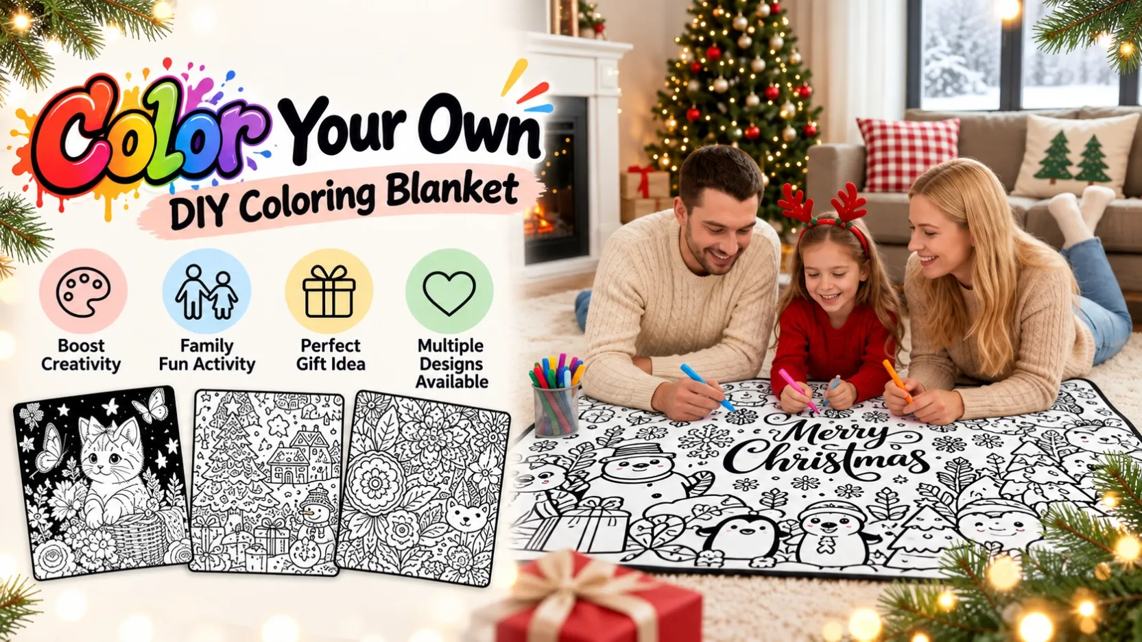 DIY Coloring Blanket
