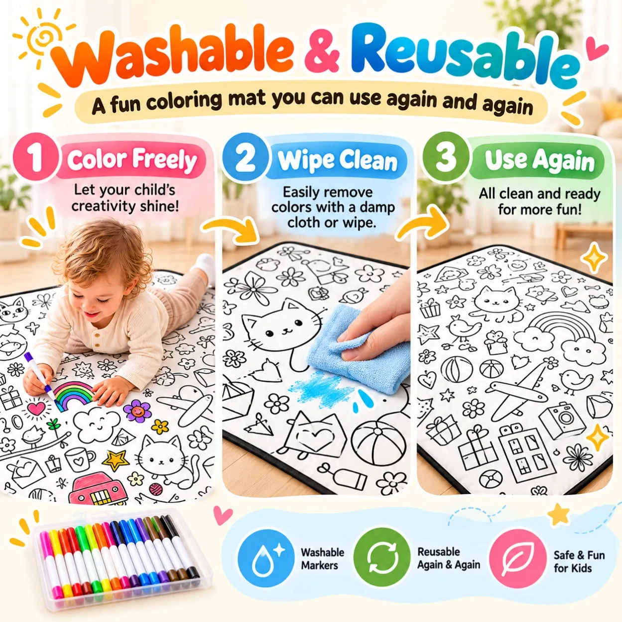 DIY Coloring Blanket4
