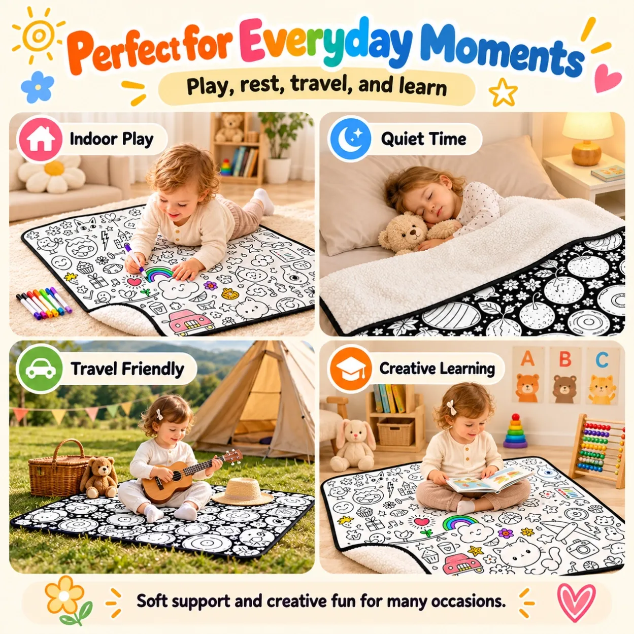 DIY Coloring Blanket5