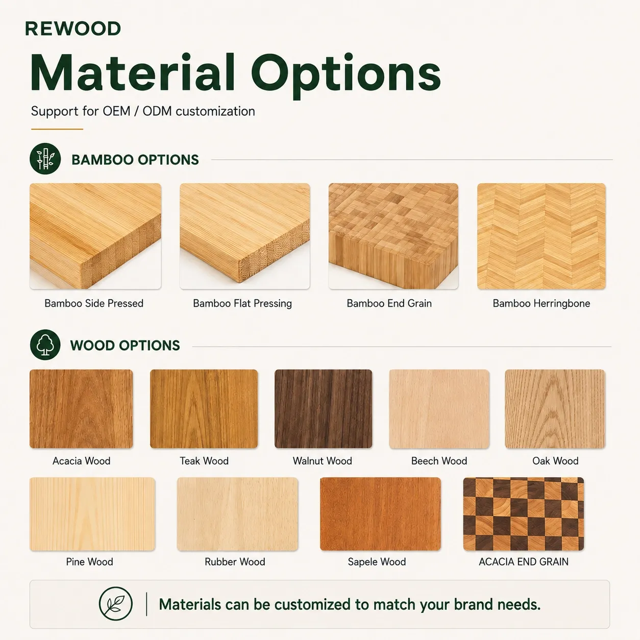 Bamboo Wood Houseware Material