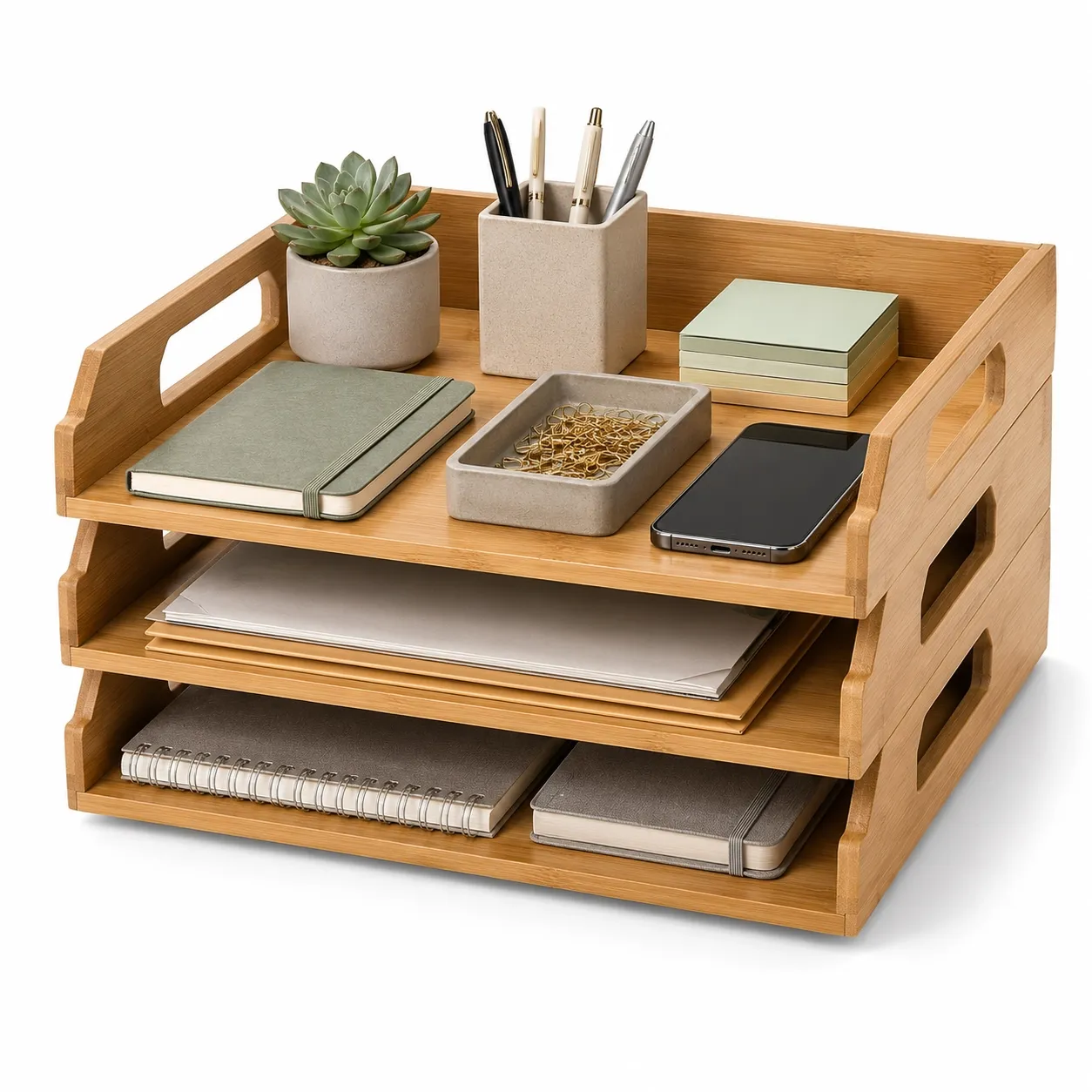 bamboo-3-tier-document-tray-office-organization