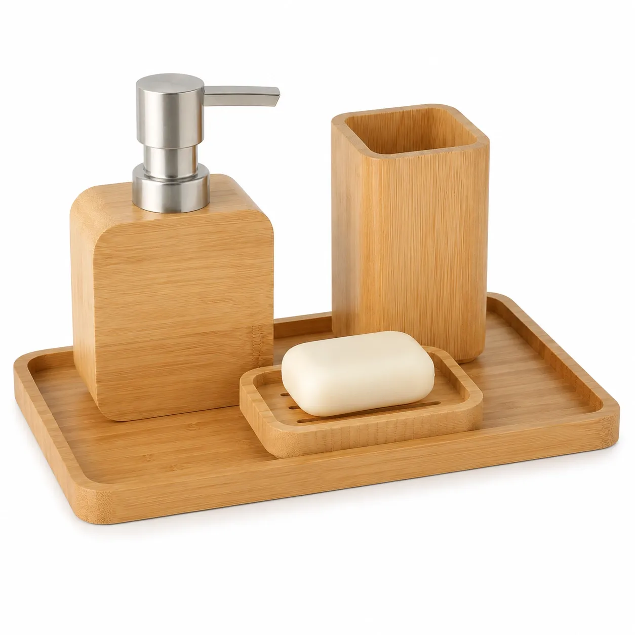 Bamboo Bathroom Set