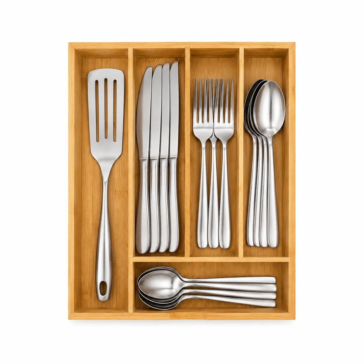custom-bamboo-cutlery-tray-5-compartments