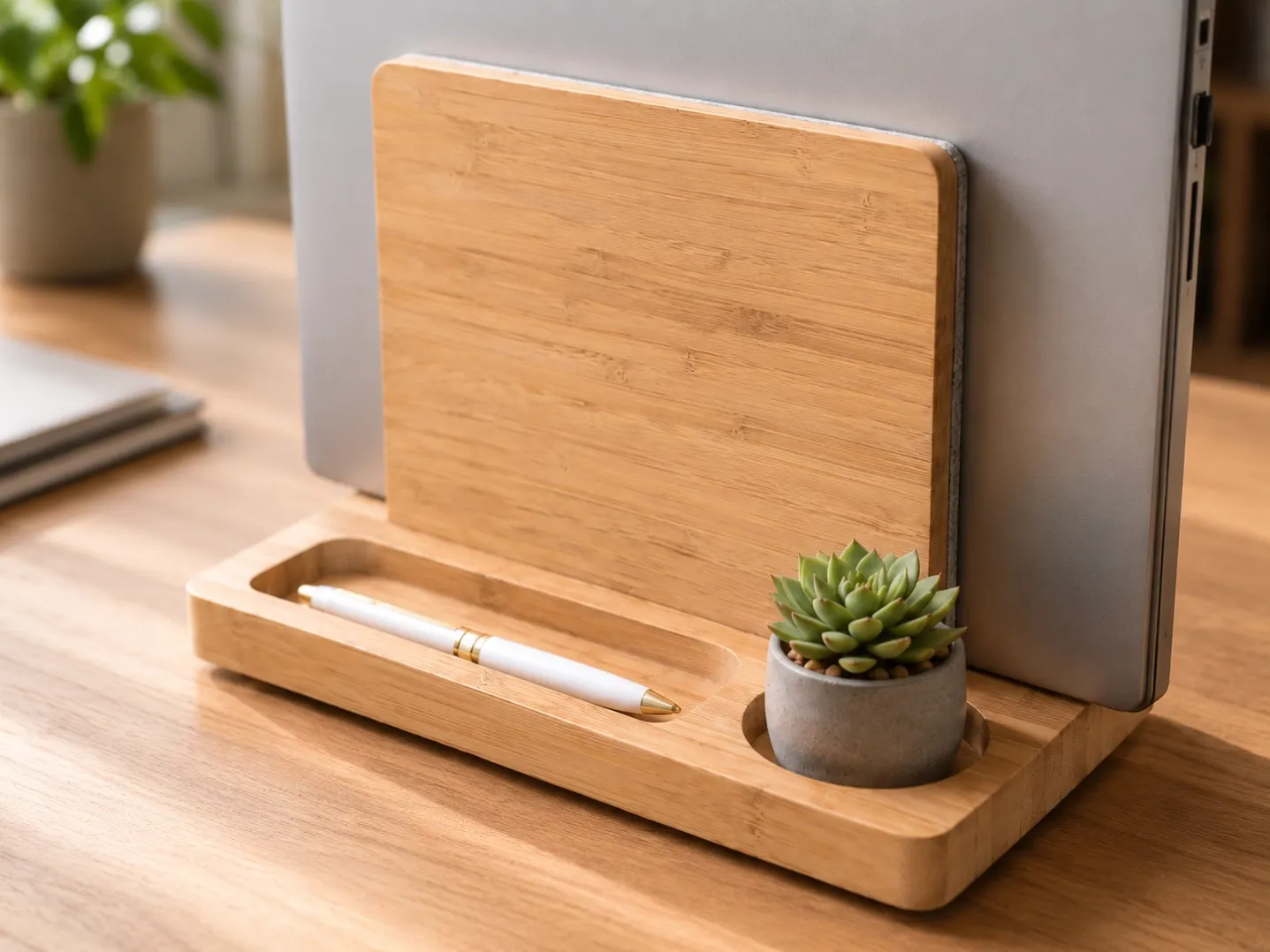 bamboo-laptop-stand-desk-organizer-for-home-office